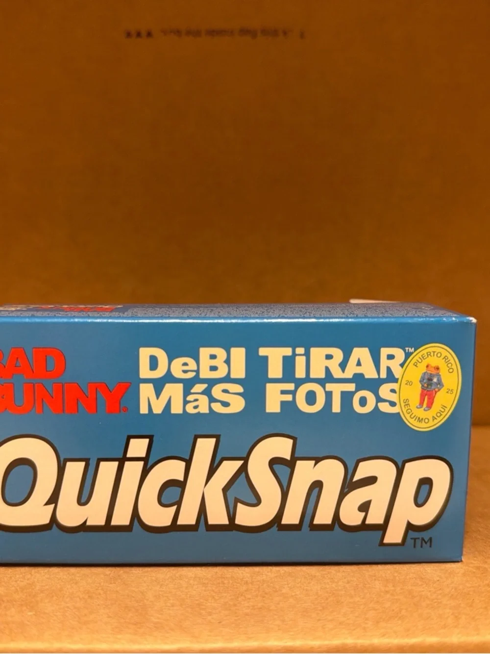 QuickSnap Blue Flash Film Box